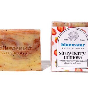 (FOUR PACK) - STRAWBERRY MIMOSA - Bluewater Body Wash Natural Soap